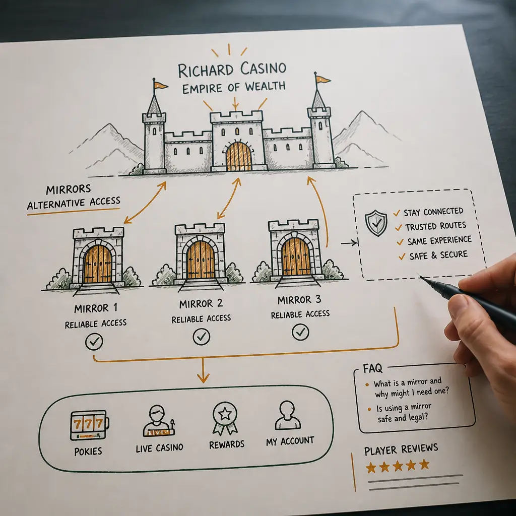 Richard Casino Mirrors — Reliable Alternative Access visual guide for Richard Casino